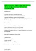 IU Economics - B251&comma; Gerhard Glomm - Quiz 12 Questions and Answers 2025-2026 Set&period;