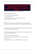 EATRIGHT RD PRACTICE QUESTIONS - PRINCIPLES OF DIETETICS ANSWERS RATED A&plus; GUARANTEED PASS &excl;&excl;&excl;