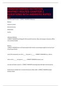 UNDERSTANDING NUTRITION WHITNEY ROLFES CHAPTER 2 QUESTIONS WITH ANSWERS RATED A&plus;