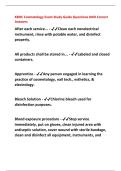 KBOC Cosmetology Exam Study Guide Questions AND Correct Answers