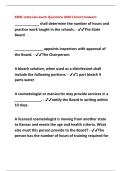KBOC state law exam Questions AND Correct Answers