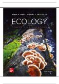 Test Bank For Ecology&colon; Concepts and Applications 9th Edition by Manuel C&period; Molles &comma; All Chapters &vert; Latest 2026