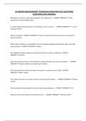 NJ RADON MEASUREMENT TECHNICIAN EXAM PRACTICE QUESTIONS QUESTIONS AND