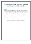 Pathophysiology Exam 2 Review&colon; GI & Renal Disorders Q&A &lpar;2026 Guide&rpar;