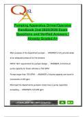 PUMPING APPARATUS DRIVER&sol;OPERATOR EXAM COMPLETE PACKAGE DEAL