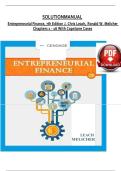 Entrepreneurial Finance&comma; 7th Edition&colon; Chapters 1 - 16 With Capstone Cases