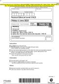 2025 Pearson Edexcel Level 3 GCE History Advanced PAPER 2&colon; Depth study Option 2E&period;1&colon; Mao&rsquo;s China&comma; 1949&ndash;76 Option  2E&period;2&colon; The German Democratic Republic&comma; 1949&ndash;90Combined Question Paper & Final Marking Scheme