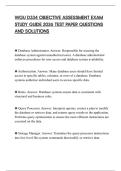 WGU D334 OBJECTIVE ASSESSMENT EXAM STUDY GUIDE 2026 TEST PAPER QUESTIONS AND SOLUTIONS