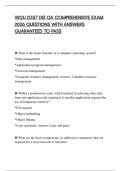 WGU D357 DEI OA COMPREHENSIVE EXAM 2026 QUESTIONS WITH ANSWERS GUARANTEED TO PASS