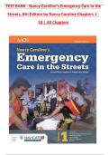 - Nancy Caroline's Emergency Care in the Streets&comma; 8th Edition Chapters 1-53