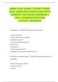 NRSG 2350 EXAM 2 STUDY GUIDE  2026 COMPLETE QUESTIONS WITH  CORRECT DETAILED ANSWERS &vert;&vert;  100&percnt; GUARANTEED PASS  <LATEST VERSION> 