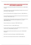 EMBALMING COMPREHENSIVE EXAM REVIEW QUESTIONS WITH CORRECT ANSWER 2025&period;