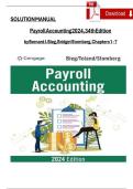 Solution manual for payroll accounting 2024 landin 34th edition by bernard j bieg and bridget