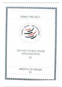 Notes on WTO 