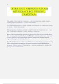 LETRS UNIT 3 SESSION 8 EXAM  WITH EXACT SOLUTIONS &vert;  GRADED A&plus; 