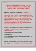 Pediatrics NSG 3600 Exam 1 Guide&colon; Newest Questions & Study Material