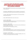 ELECTRIC CRAFT HELPER &lpar;ECH&rpar; LADWP KNOTS&comma; BENDS&comma; AND HITCHES QUESTIONS WITH CORRECT ANSWERS 2025