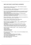 MMC 3420 EXAM 2 QUESTIONS & ANSWERS