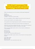 Test Bundle For LETRS Exams With Certified Solutions &vert; Revised Study Guide