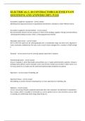 ELECTRICAL C-10 CONTRACTORS LICENSE EXAM QUESTIONS AND ANSWERS 100- PASS&period;