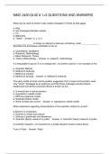 MMC 3420 QUIZ - 1&plus;2 QUESTIONS AND ANSWERS