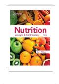 Complete Test Bank for Nutrition&colon; Concepts and Controversies&comma; 16th Edition by Frances Sizer&comma; Ellie Whitney&comma; and Leonard Pich&eacute; &ndash; Full Chapter Coverage with NCLEX-Style Questions and Rationales