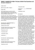 WEEK 2&colon; SHERPATH&colon; NGN - Process of Birth Test Questions and Answers Graded A&plus;