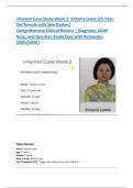 i-Human Case Study Week 2&colon; Victoria Lewis &lpar;25-Year Old Female with Skin Rashes&rpar;  Comprehensive Clinical Review &vert; Diagnosis&comma; SOAP  Note&comma; and Question Study Quiz with Rationales  &lpar;2025&sol;2026 &rpar; 