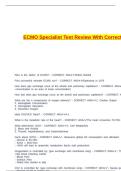  ECMO Specialist Test Review With Correct Rationales