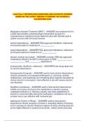 LCAS PACKAGED EXAMS&colon; NEW VERSION QUESTIONS AND VERIFIED ANSWERS FOR EXAM SUCCESS