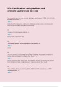 PCA Certification test questions and answers guaranteed success   You have just obtained your patients vital signs&comma; and they are T-95&period;8&comma; R-20&comma; HR-110&comma; BP-90&sol;60 you should&comma; - n  ANS  Notify the RN immediately and recheck the temp rectally unless co
