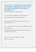 ATR 257 EXAM 1 COMPLETELY UPDATED 2025 2026 EDITION &vert; VERIFIED QUESTIONS & 100&percnt;  ACCURATE ANSWERS &vert; GUARANTEED A&plus;  PERFORMANCE 