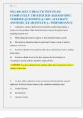 NSG 430 ADULT HEALTH TEST EXAM  COMPLETELY UPDATED 2025&ndash;2026 EDITION &vert;  VERIFIED QUESTIONS & 100&percnt; ACCURATE  ANSWERS &vert; GUARANTEED A&plus; PERFORMANCE 