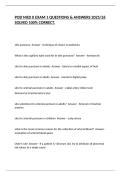 POD MED II EXAM 1 QUESTIONS & ANSWERS 2025&sol;26 SOLVED 100&percnt; CORRECT&period;