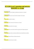 IC3 GS6 Level 1 &vert; Verified Questions and Answers &lpar;A&plus; Grade&comma; 2024&sol;2025&rpar;