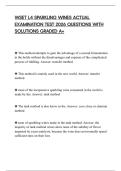 WSET L4 SPARKLING WINES ACTUAL EXAMINATION TEST 2026 QUESTIONS WITH SOLUTIONS GRADED A&plus;