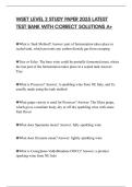 WSET LEVEL 2 STUDY PAPER 2025 LATEST TEST BANK WITH CORRECT SOLUTIONS A&plus;