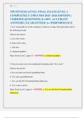 TPI FITNESS LEVEL FINAL EXAM LEVEL 2  COMPLETELY UPDATED 2025&ndash;2026 EDITION &vert;  VERIFIED QUESTIONS & 100&percnt; ACCURATE  ANSWERS &vert; GUARANTEED A&plus; PERFORMANCE