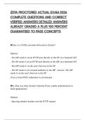 ZDTA PROCTORED ACTUAL EXAM 2026 COMPLETE QUESTIONS AND CORRECT VERIFIED ANSWERS DETAILED ANSWERS ALREADY GRADED A PLUS 100 PERCENT GUARANTEED TO PASS CONCEPTS