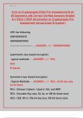 WGU D334 Intro to Cryptography Pre-Assessment Guide 2025 &vert; OA Prep