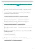 AVIT 323 Exam Questions and answers 2025 Upadte&period; All Exam Questions and Correct Answers With 100&percnt; Correct Answers &vert; Latest 2025 Update&period; 