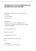 POD MED EXAM III A &lpar;VV&sol;LN & GERONTOLOGY&rpar; 256 QUESTIONS WITH ACTUAL SOLUTIONS&period;