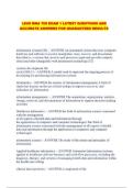 LSUS MHA 705 EXAM 1 LATEST QUESTIONS AND ACCURATE ANSWERS FOR GUARANTEED RESULTS