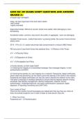 SANS SEC 301 EXAMS SCRIPT QUESTIONS AND ANSWERS GRADED A&plus;
