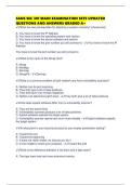 SANS SEC 301 MAIN EXAMINATION SETS UPDATED QUESTIONS AND ANSWERS GRADED A&plus;