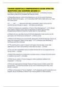 TANIUM ESSENTIALS COMPREHENSIVE EXAM UPDATED QUESTIONS AND ANSWERS GRADED A&plus;