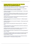 TANIUM ESSENTIALS EVALUATION TEST UPDATED QUESTIONS AND ANSWERS GRADED A&plus;