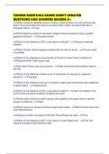 TANIUM ESSENTIALS EXAMS SCRIPT UPDATED QUESTIONS AND ANSWERS GRADED A&plus;