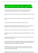 Missouri rcal Final Exam Questions and All Correct Answers 2025-2026 Updated&period; 