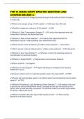 TFM 12 EXAMS SCRIPT UPDATED QUESTIONS AND ANSWERS GRADED A&plus;